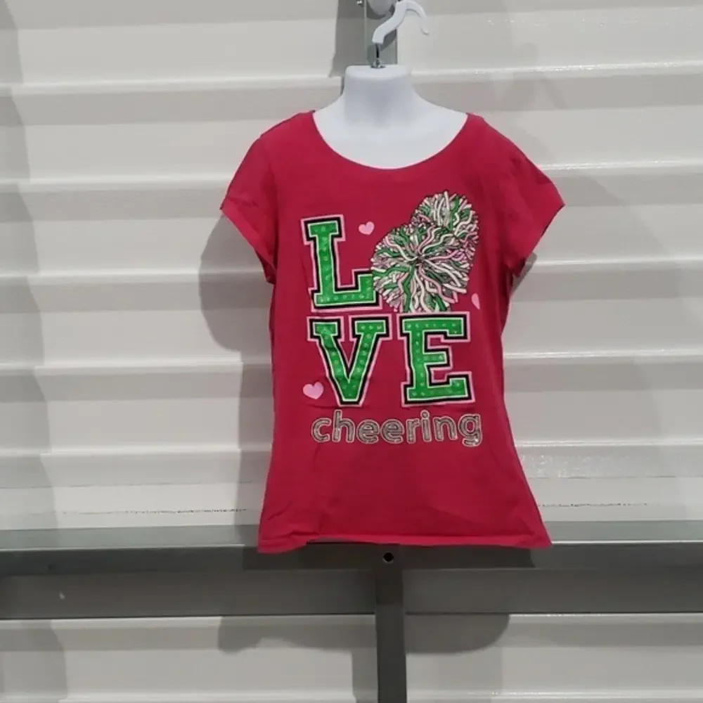 Cheerleading tshirt size 14/16‎